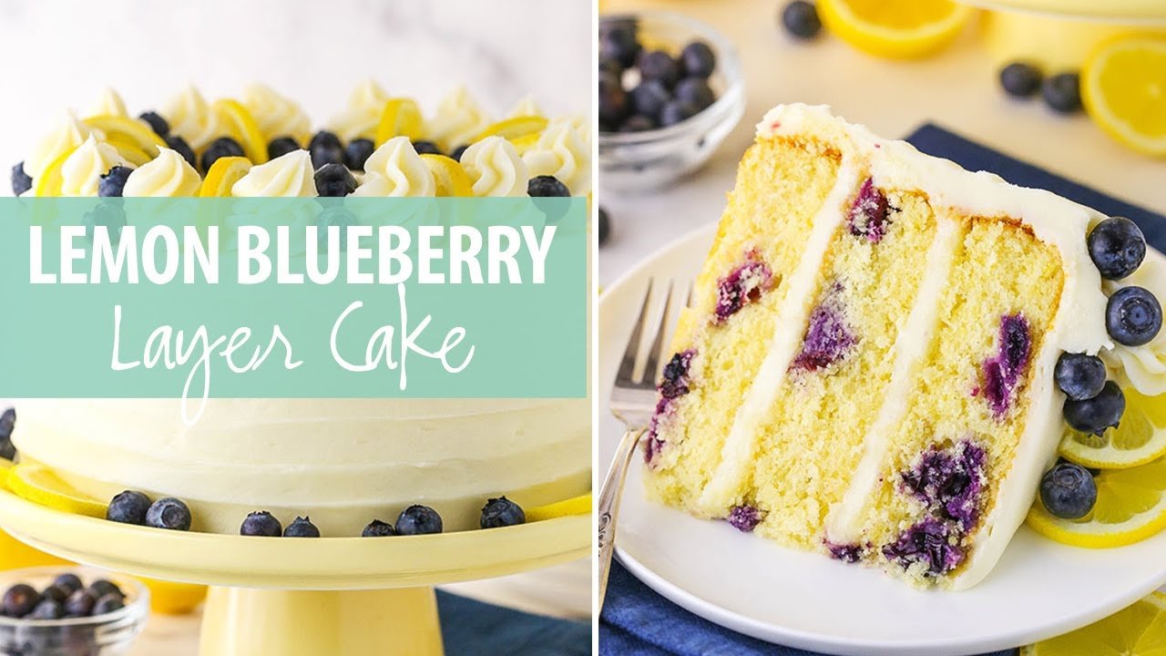 Lemon Blueberry Layer Cake